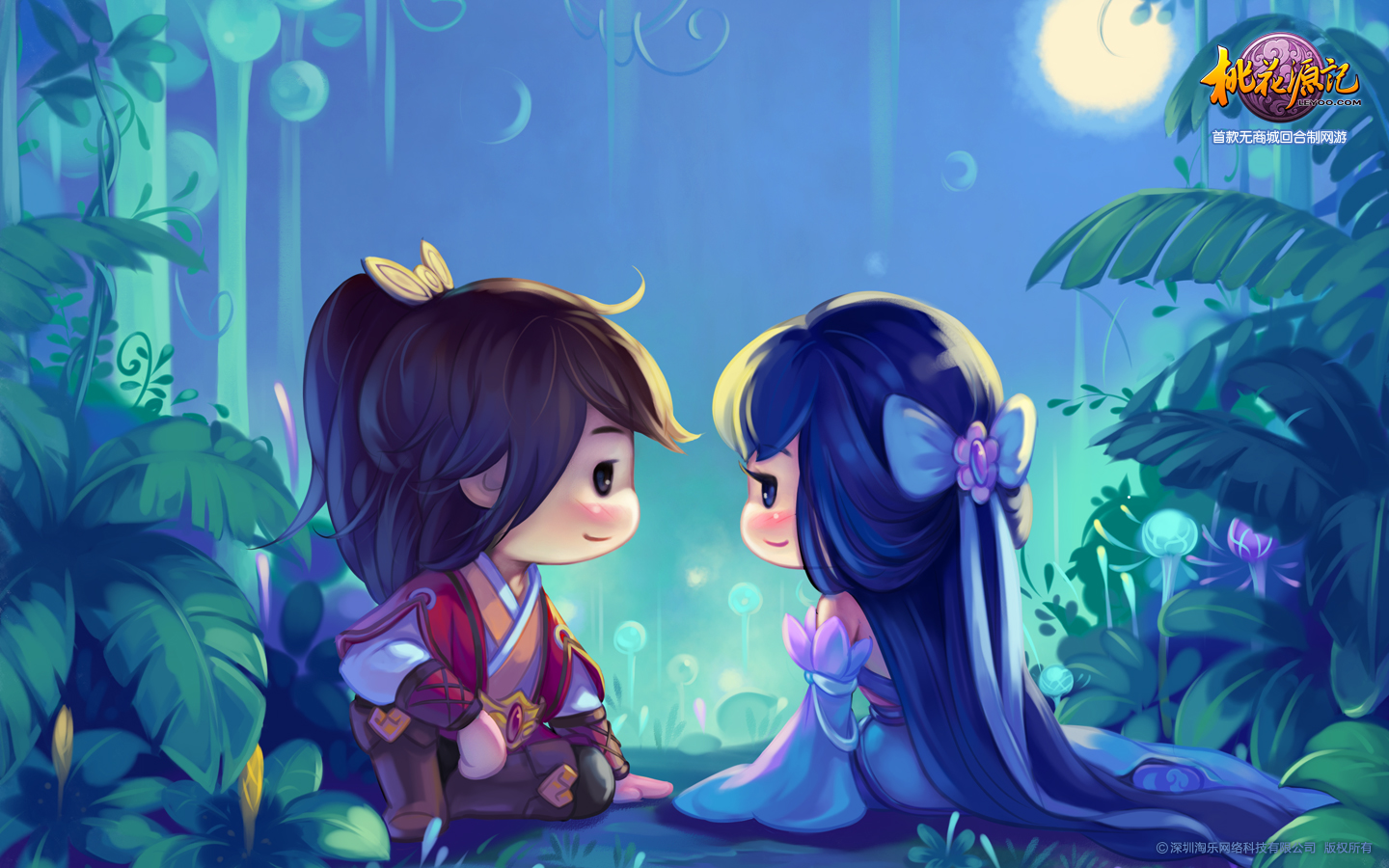 桃花源记游戏壁纸_游戏鉴赏-免费回合制网游_桃花源记官网